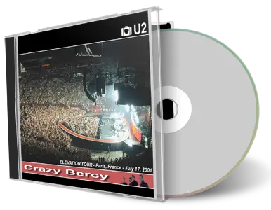 Artwork Cover of U2 2001-07-17 CD Paris Audience