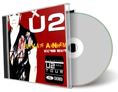 Artwork Cover of U2 2001-08-01 CD Arnhem Audience