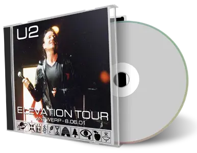 Artwork Cover of U2 2001-08-06 CD Antwerp Audience