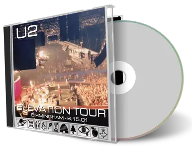 Artwork Cover of U2 2001-08-15 CD Birmingham Audience