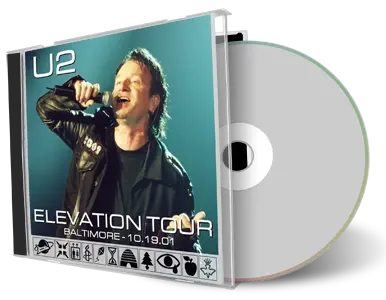 Artwork Cover of U2 2001-10-19 CD Baltimore Audience