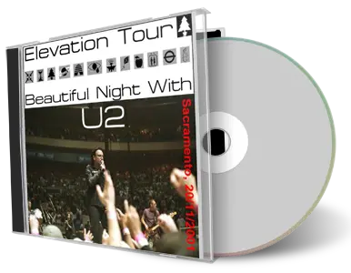 Artwork Cover of U2 2001-11-20 CD Sacramento Audience