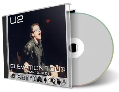 Artwork Cover of U2 2001-12-02 CD Miami Audience