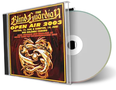 Artwork Cover of Blind Guardian 2003-06-14 CD Bamberg Audience