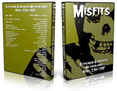 Artwork Cover of Misfits 1997-04-23 DVD Eindhoven Audience