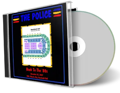 Artwork Cover of The Police 2007-11-03 CD Atlantic City Audience