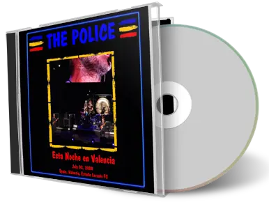 Artwork Cover of The Police 2008-07-02 CD Valencia Audience