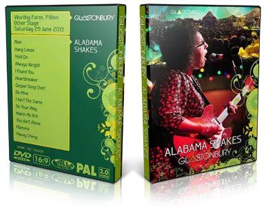 Artwork Cover of Alabama Shakes 2013-06-29 DVD Glastonbury Festival Proshot