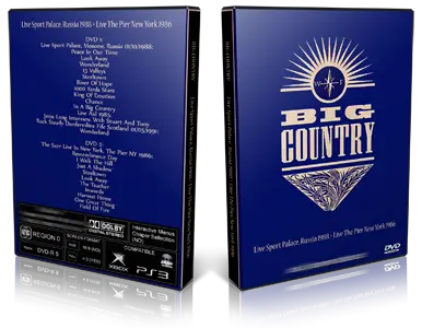 Artwork Cover of Big Country 1988-01-10 DVD Moscow Proshot