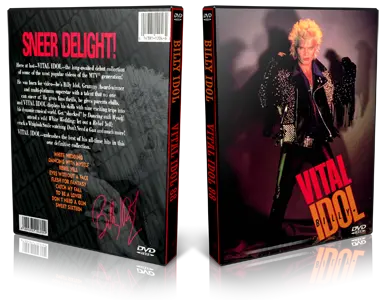 Artwork Cover of Billy Idol Compilation DVD Vital Idol Video Collection 1988 Proshot