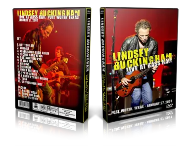 Artwork Cover of Lindsey Buckingham 2007-01-27 DVD Fort Worth Proshot