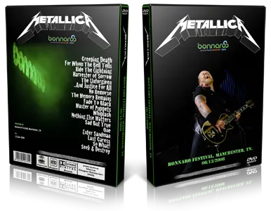 Artwork Cover of Metallica 2008-06-13 DVD Bonnaro Festival Proshot