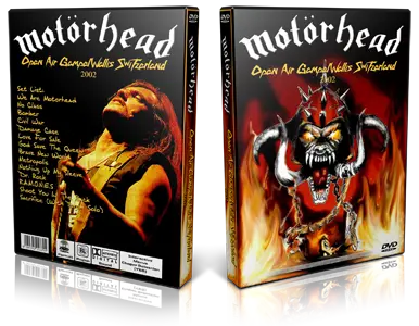 Artwork Cover of Motorhead 2002-08-16 DVD Open Air Gampel Proshot