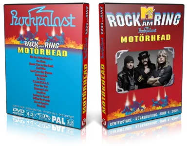 Artwork Cover of Motorhead 2004-06-04 DVD Nurburgring Proshot