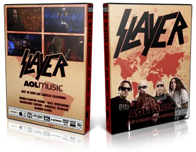 Artwork Cover of Slayer 2010-05-19 DVD Los Angeles Proshot