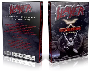 Artwork Cover of Slayer Compilation DVD Intrusion 1995 Proshot