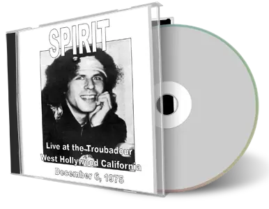 Artwork Cover of Spirit 1975-12-06 CD Hollywood Audience