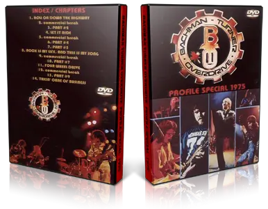 Artwork Cover of BTO Compilation DVD 1975 Road Special Proshot