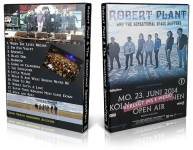 Artwork Cover of Robert Plant 2014-06-23 DVD Cologne Audience
