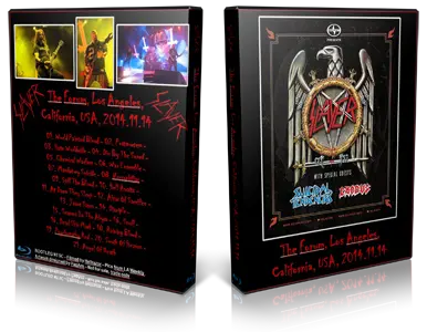Artwork Cover of Slayer 2014-11-14 DVD Los Angeles Audience