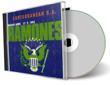 Artwork Cover of Ramones 1992-09-17 CD Unkown Location Audience