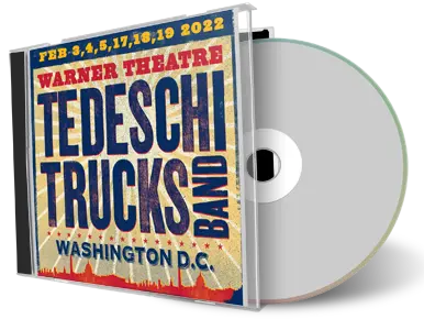 Artwork Cover of Tedeschi Trucks Band 2022-02-03 CD Washington Dc Audience