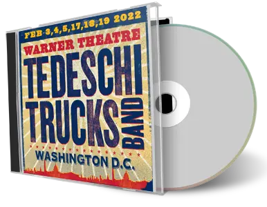 Artwork Cover of Tedeschi Trucks Band 2022-02-05 CD Washington Dc Audience