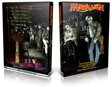 Artwork Cover of Marillion 1987-07-06 DVD Nervi Proshot