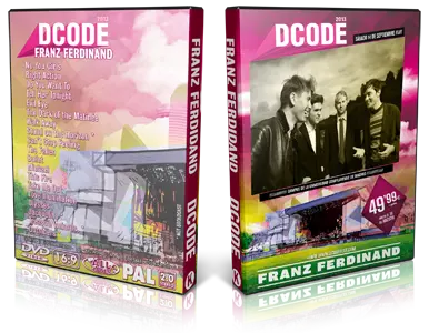 Artwork Cover of Franz Ferdinand 2013-09-14 DVD Madrid Proshot