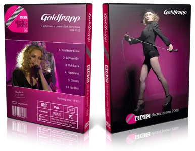 Artwork Cover of Goldfrapp 2008-10-22 DVD London Proshot