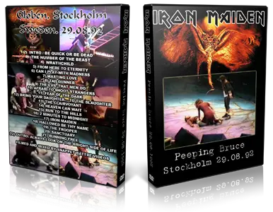 Artwork Cover of Iron Maiden 1992-08-29 DVD Stockholm Audience