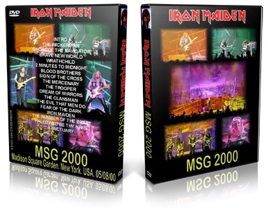 Artwork Cover of Iron Maiden 2000-08-05 DVD New York City Audience