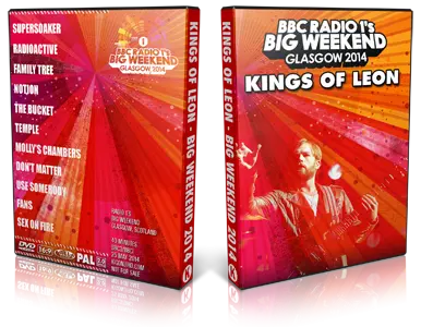 Artwork Cover of Kings of Leon 2014-05-25 DVD Glasgow Proshot