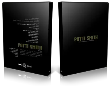 Artwork Cover of Patti Smith 2000-06-23 DVD Seattle Proshot