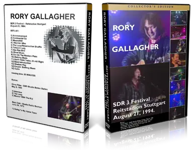 Artwork Cover of Rory Gallagher 1994-08-21 DVD Stuttgart Proshot