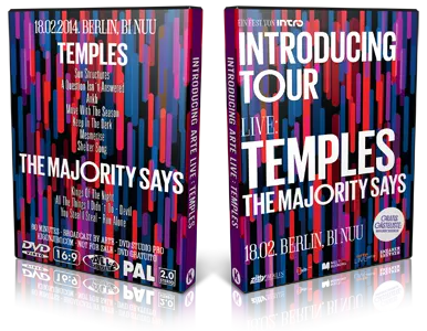 Artwork Cover of Temples 2014-02-18 DVD Berlin Proshot