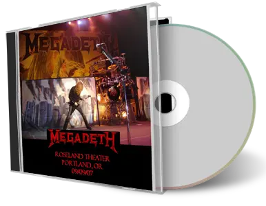 Artwork Cover of Megadeth 2007-09-09 CD Portland Audience