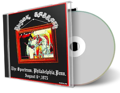 Artwork Cover of Black Sabbath 1975-08-06 CD Asbury Park Soundboard