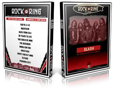 Artwork Cover of Slash 2015-06-06 DVD Rock am Ring Festival Proshot