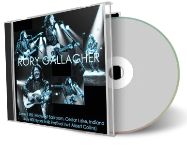 Artwork Cover of Rory Gallagher 1985-06-01 CD Cedar Lake Audience