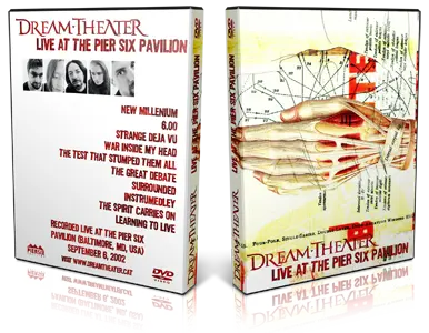 Artwork Cover of Dream Theater 2002-09-06 DVD Baltimore Audience