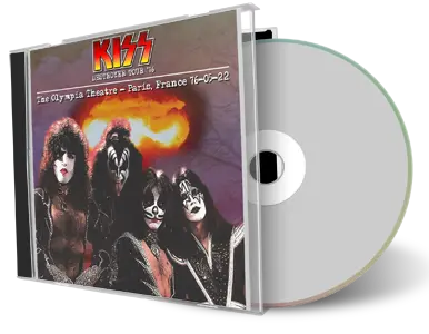 Artwork Cover of KISS 1976-05-22 CD Paris Soundboard