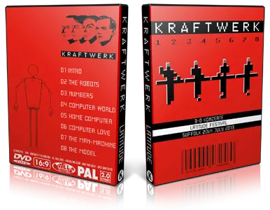 Artwork Cover of Kraftwerk 2013-07-20 DVD Latitude Festival Proshot