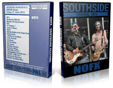 Artwork Cover of NOFX 2013-06-21 DVD SouthSide Festival 2013 Proshot