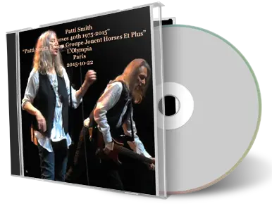 Artwork Cover of Patti Smith 2015-10-22 CD Paris Audience