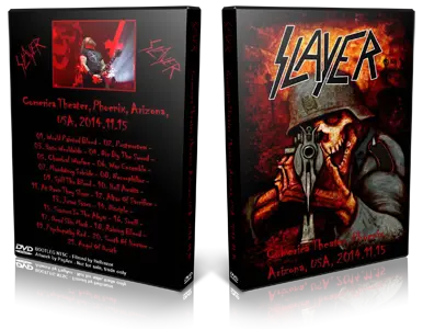 Artwork Cover of Slayer 2014-11-15 DVD Phoenix Audience