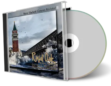 Artwork Cover of Steve Hackett 2013-09-23 CD Royal Oak Audience