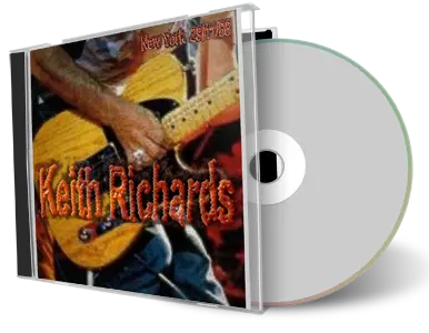 Artwork Cover of Keith Richards 1988-11-29 CD New York City Audience