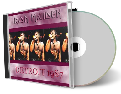 Artwork Cover of Iron Maiden 1987-03-18 CD Detroit Audience