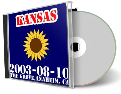 Artwork Cover of Kansas 2003-08-10 CD Anaheim Soundboard